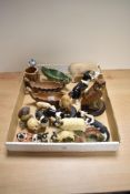 A Country Artists hand crafted study of a Long-Eared Owl, measuring 16cm high, a collection of other