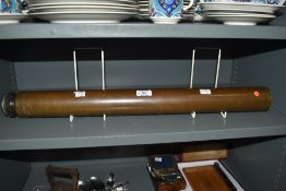 An early 20th Century Ross of London naval telescope, No. 68507, with fitting for mount and