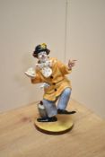 A Royal Doulton fine bone china figure 'The Clown' HN2890.