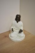 A Minton porcelain and bronze The Sage figure, MS25. Has slight rubbing to underneath.