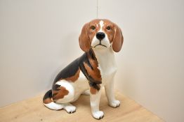 A large Beswick Pottery fireside model of a Beagle, No2300.