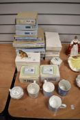 A selection of Wedgwood fine bone china Peter Rabbit giftware, to include fruit saucer, oatmeal