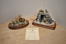 A Border Fine Arts animal group 'Jock's Pride' JH5 designed by Ray Ayres for the James Herriot