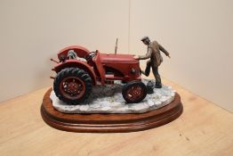 A Border Fine Arts Society figure group 'Kick Start' designed by Ray Ayres, the twelfth Society