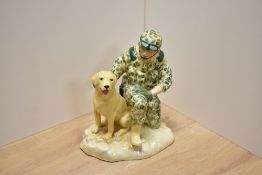 A Peggy Davies figure, 'Together We Serve' limited edition 88/500, modelled by Andy Moss.