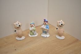 Two Royal Doulton John Beswick 'Fancy Fancy' figures, produced as an exclusive edition of 2000 for
