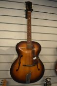 A 1971 Hofner Congress 5110 archtop guitar, serial number 15.533, verified by Christian Benker at