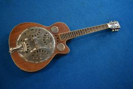 A Vintage (by John Hornby Skewes) resonator with integral pick up/pre amp system