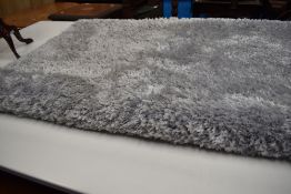 A modern handmade rug, Silver, approx. 150 x 240cm
