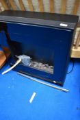 A modern electric fire