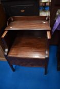 A 19th Century mahogany commode