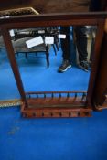 A Victorian wall mirror with bobbin gallery