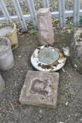 A sundial and stand