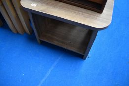 A laminate occasional table