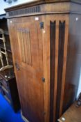 An early to mid 20th Century oak hall robe