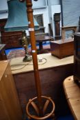 A bentwood hat stand