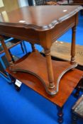 Two modern occasional tables
