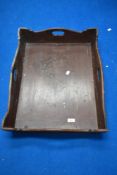 A vintage wooden butlers or bread tray