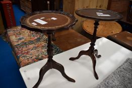 Two reproduction wine tables