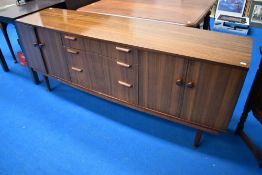 A mid Century sapele sideboard
