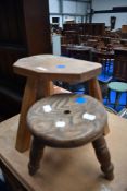 Two traditional stools