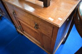 An early 20th Century oak bedroom chest