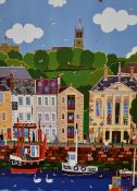 *Local Interest - After Chas Jacobs (contemporary, British), coloured prints, Two illustrations - '