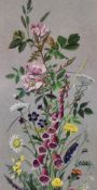 After Una Thompson (20th Century), coloured prints, Two botanical studies, framed, mounted, and
