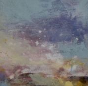 Janette Phillips (Contemporary, British), coloured print, 'Distant Snow', initials to the lower