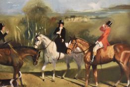 G.Thompson (20th Century, British), after Alfred Munnings (1878-1959, British), oil on board, 'His