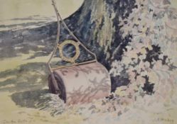 Jill Healing (20th Century), watercolours, Three illustrations - 'Alvis' of automobilia interest, '