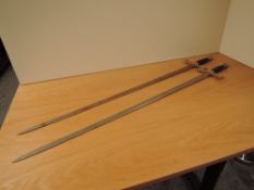 A pair of Wilkinson Sword Masonic Ceremonial Swords, blades marked By Appointment To Her Majesty