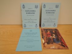 A Christmas Card bearing signature from Princess Alexandra to Colonel in Chief along with three