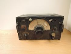 A possible WWII Bomber Radio/Receiver, no makers marks or Military Arrow seen, heavy item