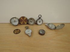 Four Compasses including Dennison Birmingham 1917 with Military Marks having Military Marks, two