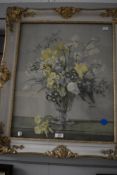 After Vernon Beauvoir Ward (1905-1985, British), coloured print, 'Spring Colour', a still life