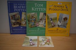 Beatrix Potter. Three issues from the 20 Watercolour Postcards series. The World of Beatrix