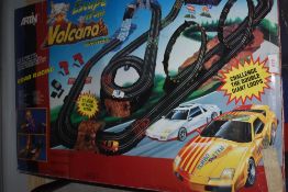 A Artin Slot Racing Set, Escape from Volcano Mountain, in original box