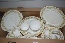 A collection of early 20th Century Duchess porcelain tableware, in the Greensleeves pattern,