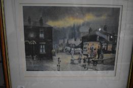 After Tom Brown (1933-2017, British), coloured prints, 'The Rag & Bone Man', 'The Ice Cream
