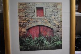 A photographic print of Yorkshire Barn by Terry Davies 52cm x 52cm
