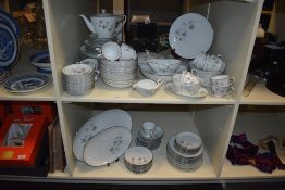 A quantity of mid-20th Century Noritake Harwood patterned tableware, to include teacups and saucers,