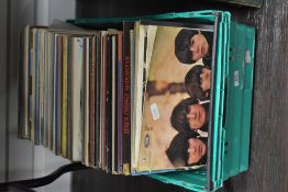 An assorted collection of approximately 120 LP records, including 'Abba, Arrival', 'Abba, Greatest