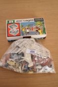 A Britains 4370 Zoo Cages Set in original box along with a collection of Britains and similar Farm