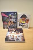 Three Doctor Who related Volumes, The Target Book, sealed, The Official Story of the Films by John