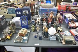 A collection of Doctor Who collectables including Dapol Davros Dalek, similar unnamed Daleks, 2006