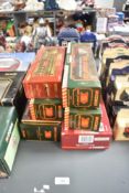 Six Corgi Eddie Stobart Die-casts, CC15207 Man TG-X Fuel Tanker, 59516 Volvo Short Wheel Base, 59507