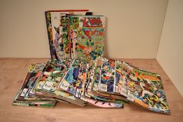 A collection of 1980's Marvel X-Men Comics including X-Men and the Micronauts No 1 & No 2, The X-Men