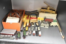 A shelf of Tri-Ang TT Gauge including 4-6-0 Loco & Tender Windsor Castle, 0-6-0 Tank Engines x2, Ro