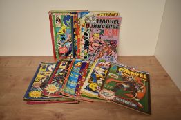 A collection of 1979 and later Marvel Superheroes Comics including 1st & 2nd Giant Issues, Monthly